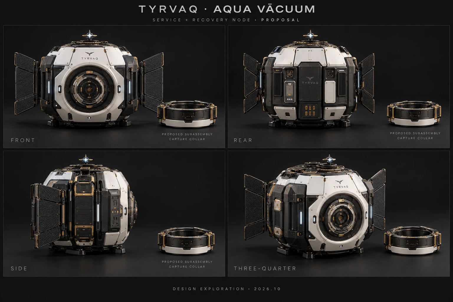 TYRVAQ AQUA VĀCUUM current visual study