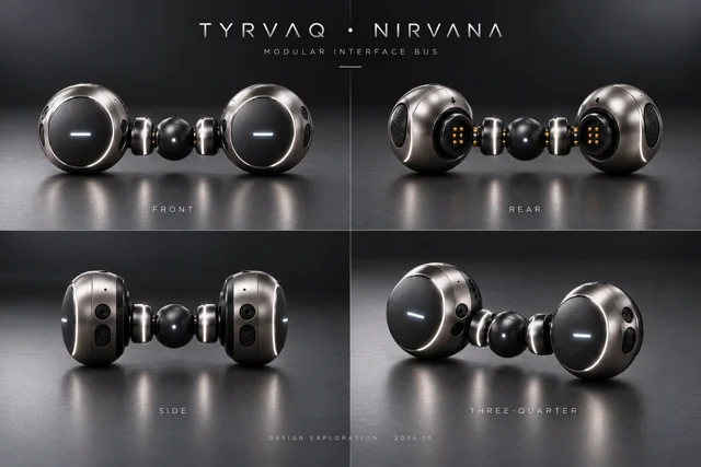 NIRVANA · front / rear / side / three-quarter